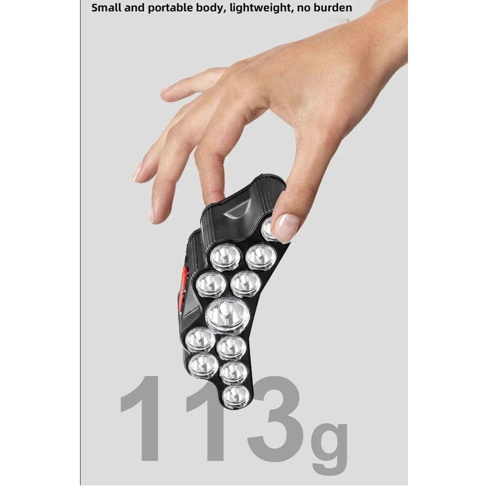 Strong Light 11LED USB Rechargeable Headlamp With BuiltIn Battery 3