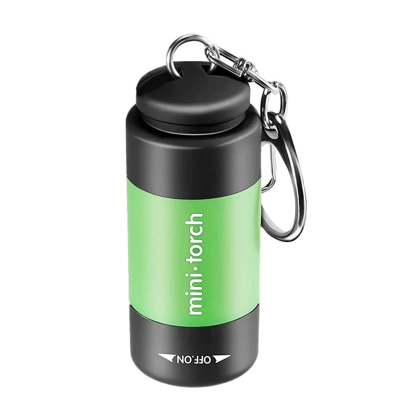 Outdoor Mini USB Rechargeable Keychain Flashlight 9