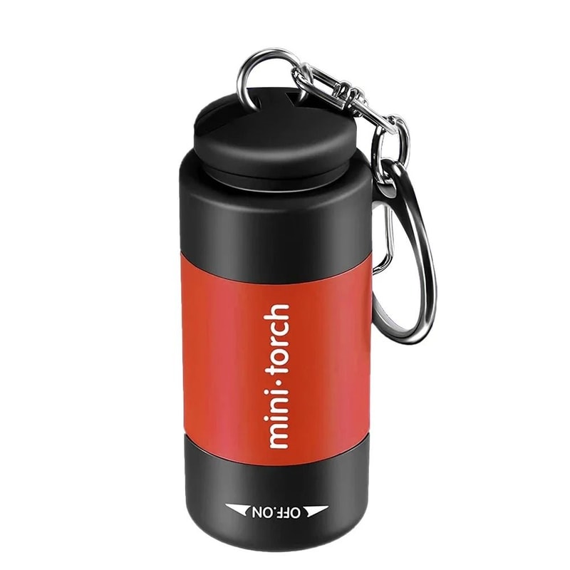 Outdoor Mini USB Rechargeable Keychain Flashlight 11