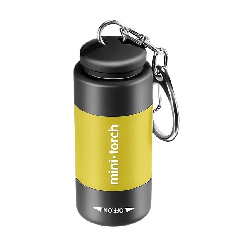 Outdoor Mini USB Rechargeable Keychain Flashlight 6