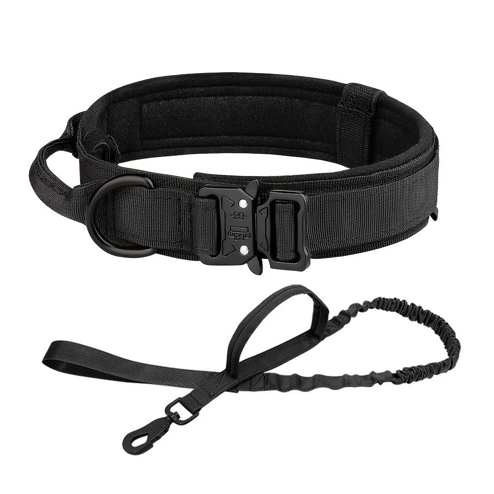 Tactical Dog Training Collar And Leash Set With Control Handle 12