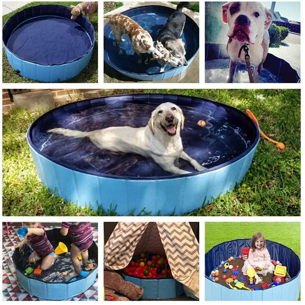 Portable Dog Swimming Pool And Folding Pet Bathtub For Large Dogs 6