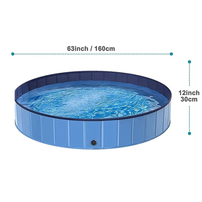 Portable Dog Swimming Pool And Folding Pet Bathtub For Large Dogs 8