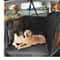 Waterproof Dog Car Back Seat Extender Cover With Hard Bottom And Hammock Protection 3