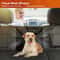Waterproof Dog Car Back Seat Extender Cover With Hard Bottom And Hammock Protection 5