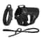 Tactical Dog Harness Set With Adjustable Collar Leash Molle Pouch And Training Vest 15