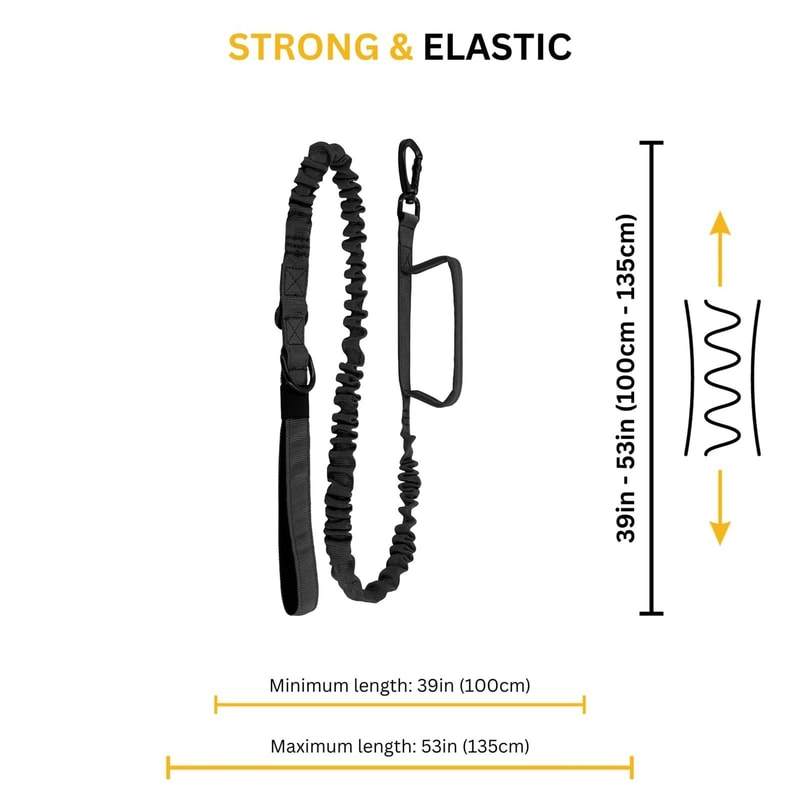 Tactical Dog Harness Set With Adjustable Collar Leash Molle Pouch And Training Vest 4