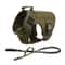 Tactical Dog Harness Set With Adjustable Collar Leash Molle Pouch And Training Vest 20