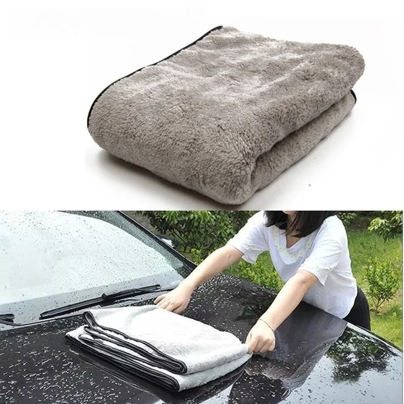 Premium Microfiber Car Wash Towel For Super Absorbent Streak Free Drying 1