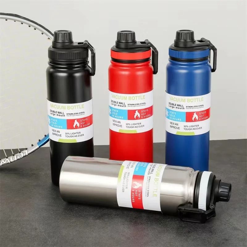 Large Capacity Stainless Steel Thermos Bottle For Hot And Cold Sports Drinks 0