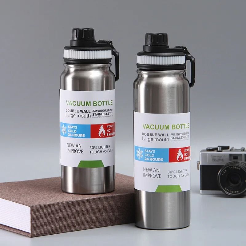 Large Capacity Stainless Steel Thermos Bottle For Hot And Cold Sports Drinks 3