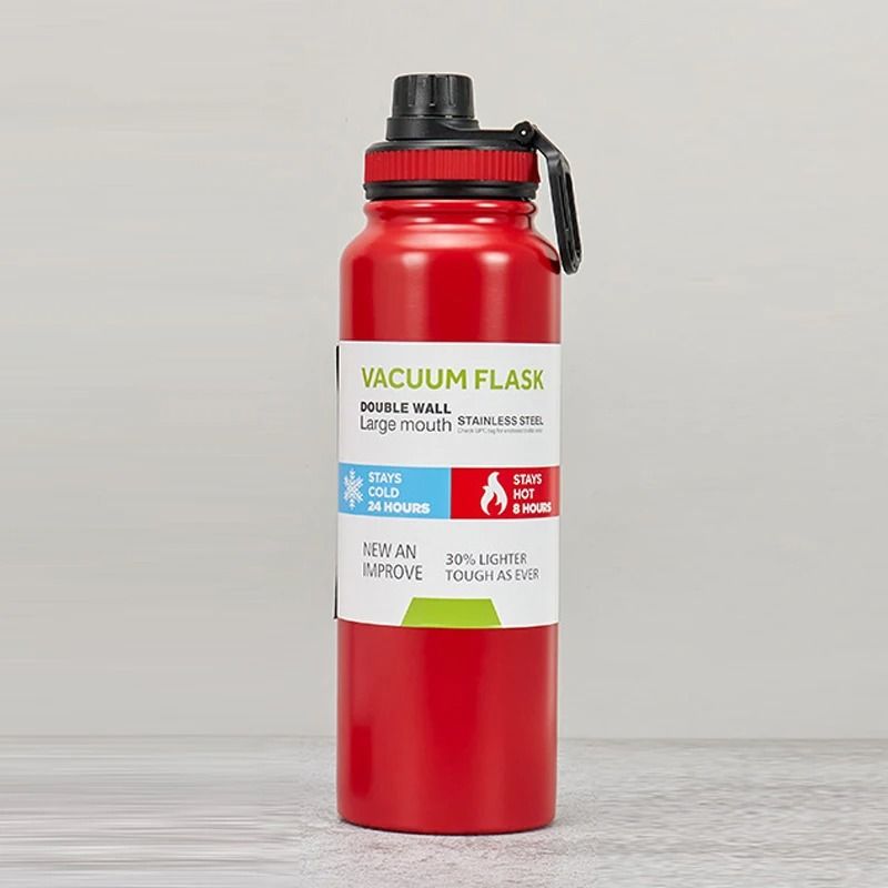 Large Capacity Stainless Steel Thermos Bottle For Hot And Cold Sports Drinks 6