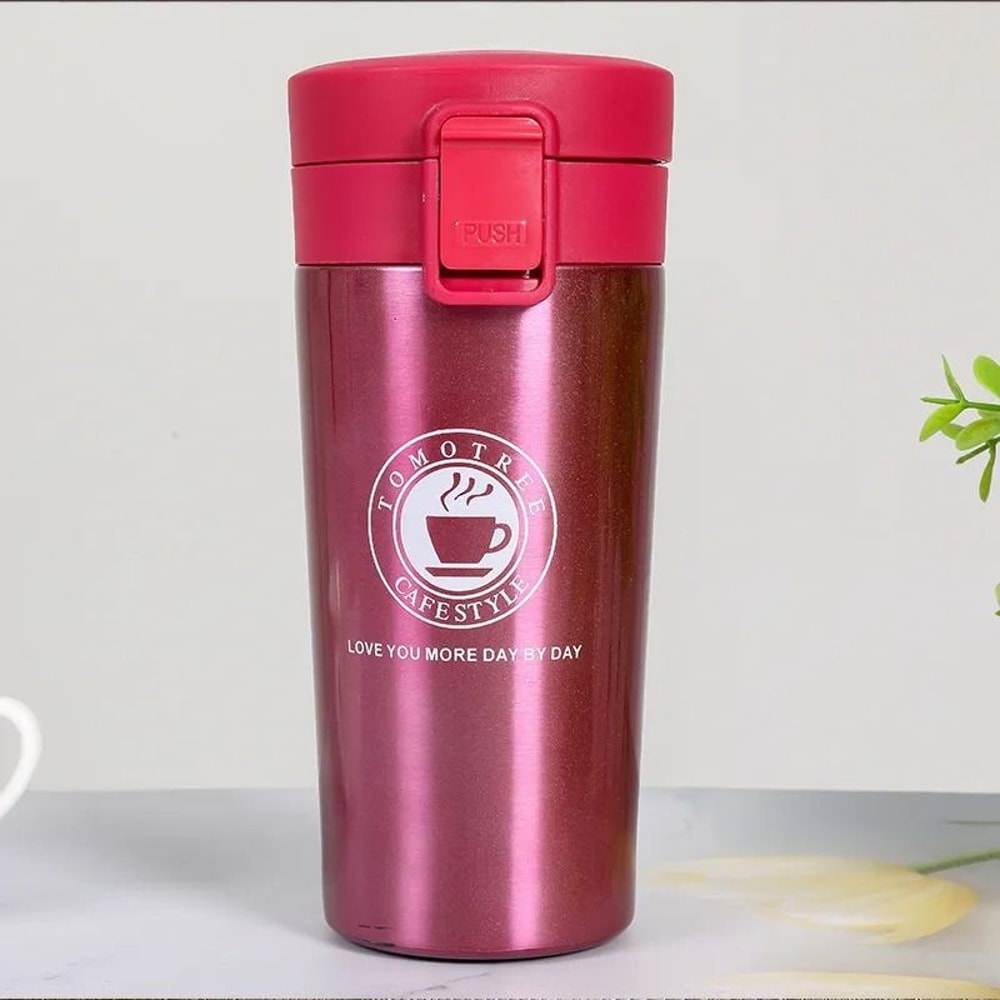Leak Proof Stainless Steel Travel Coffee Mug With Vacuum Insulation And Safety Lock 3