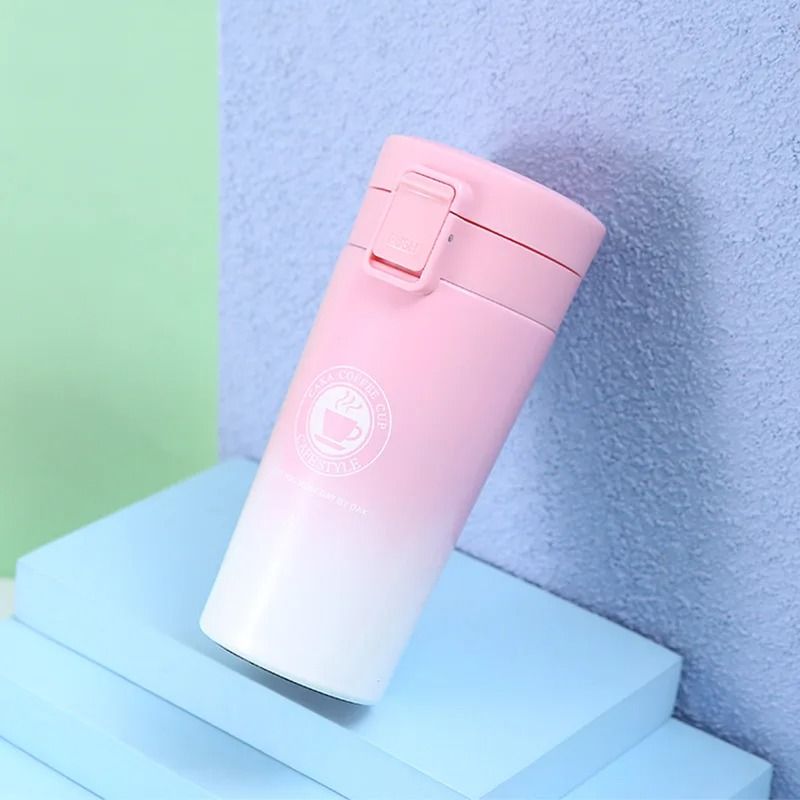 Leak Proof Stainless Steel Travel Coffee Mug With Vacuum Insulation And Safety Lock 5