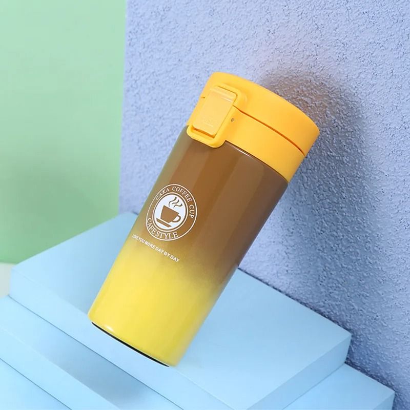 Leak Proof Stainless Steel Travel Coffee Mug With Vacuum Insulation And Safety Lock 7