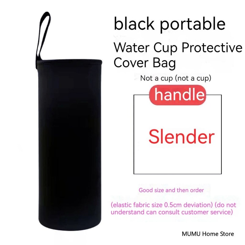 Neoprene Insulated Water Bottle Carrier Bag With Strap For Travel And Sports 1