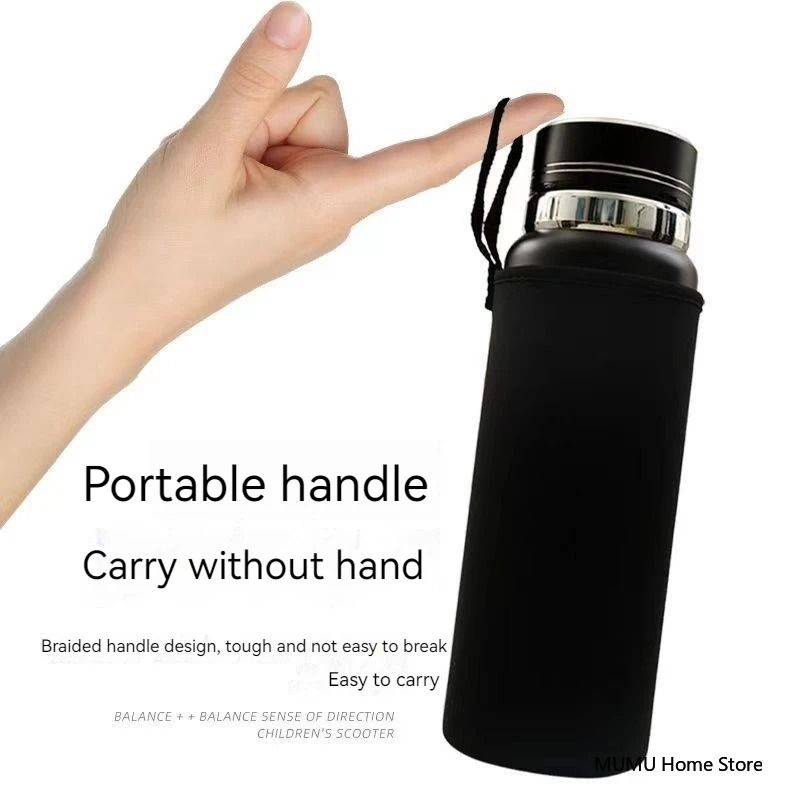 Neoprene Insulated Water Bottle Carrier Bag With Strap For Travel And Sports 2