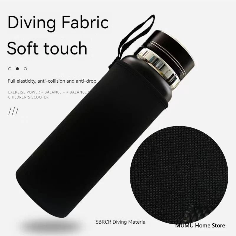 Neoprene Insulated Water Bottle Carrier Bag With Strap For Travel And Sports 3