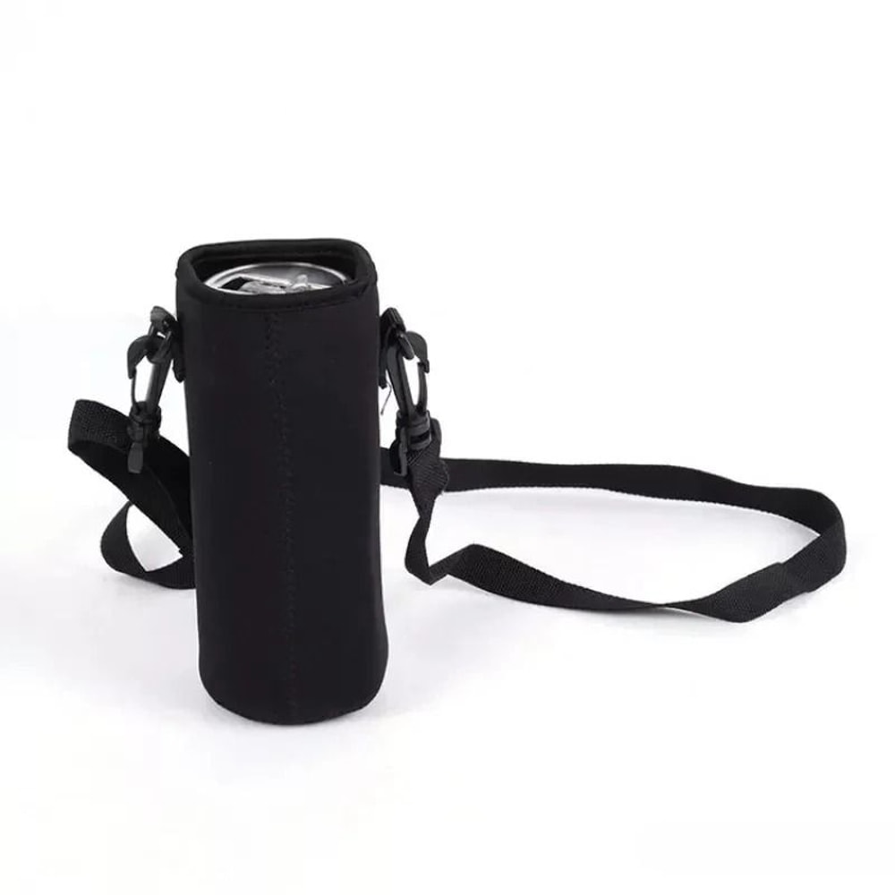 Portable Neoprene Water Bottle Holder Pouch With Adjustable Strap For Travel 4