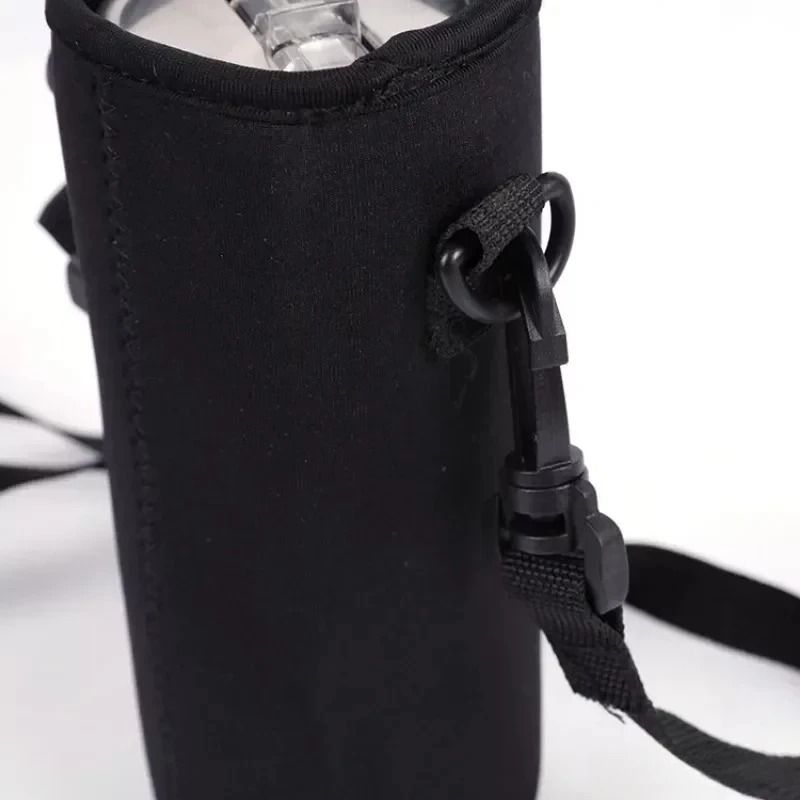 Portable Neoprene Water Bottle Holder Pouch With Adjustable Strap For Travel 5