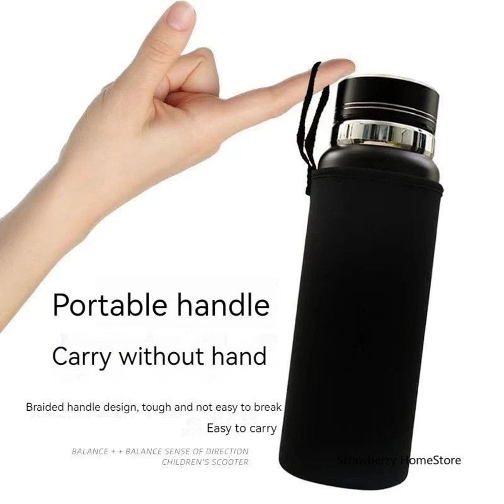 Insulated Neoprene Water Bottle Case With Strap For 750 1000 And 1500 Ml Bottles 3