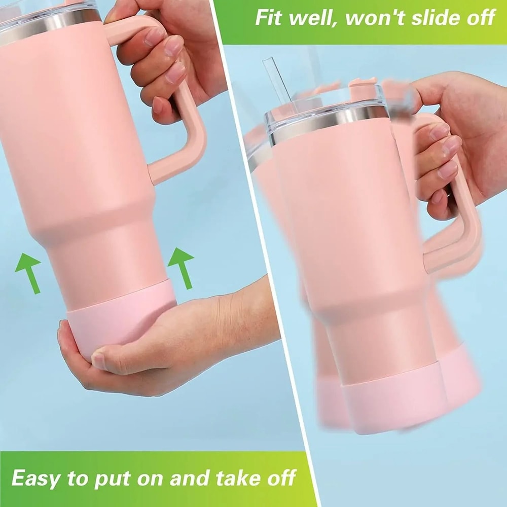 Non Slip Silicone Tumbler Boot Sleeve For 30 And 40 Oz Cup Bottom Protection 3