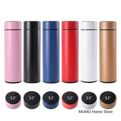 intelligent led temperature display thermos bottle for hot and cold drinks