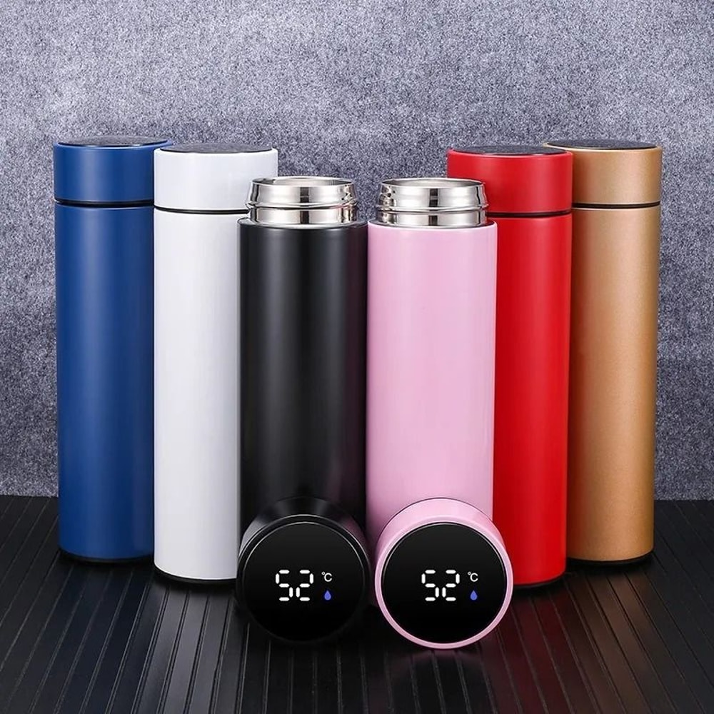Intelligent LED Temperature Display Thermos Bottle For Hot And Cold Drinks 2