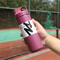 Stainless Steel Vacuum Insulated Straw Water Bottle For Sports Travel And Daily Use 4