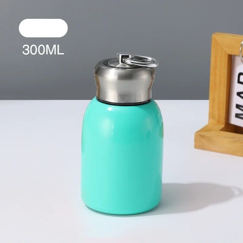 Mini Stainless Steel Travel Thermos Mug With Lifting Ring For Hot And Cold Drinks 6