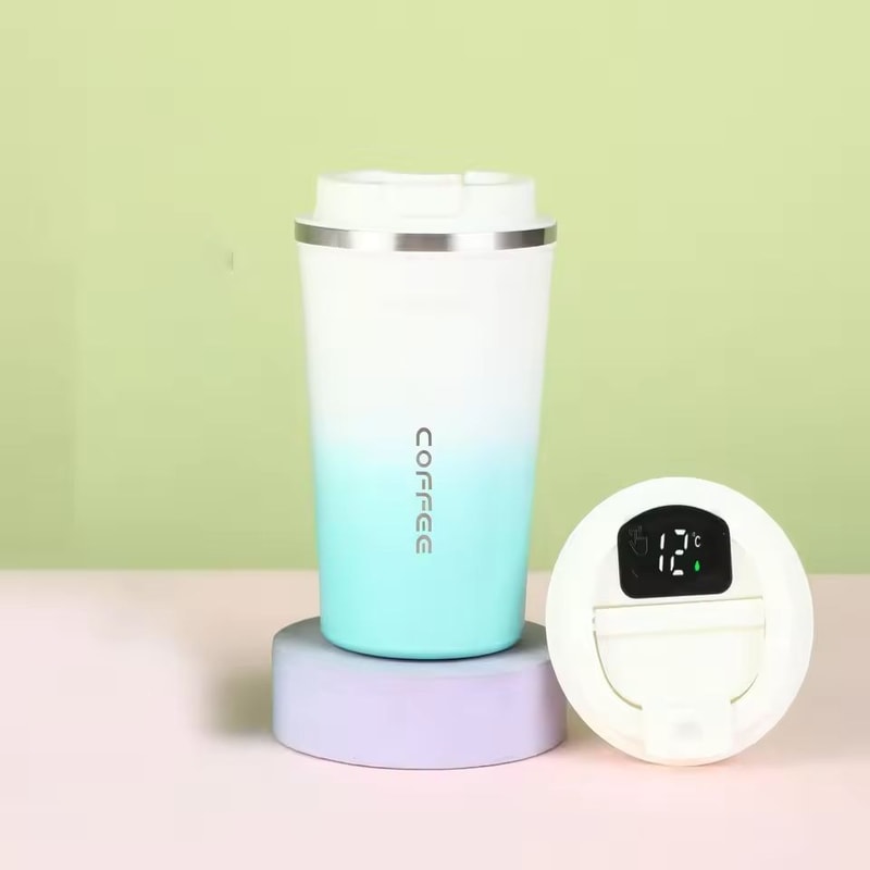 Intelligent Digital Temperature Display Travel Coffee Mug With Vacuum Insulation 7