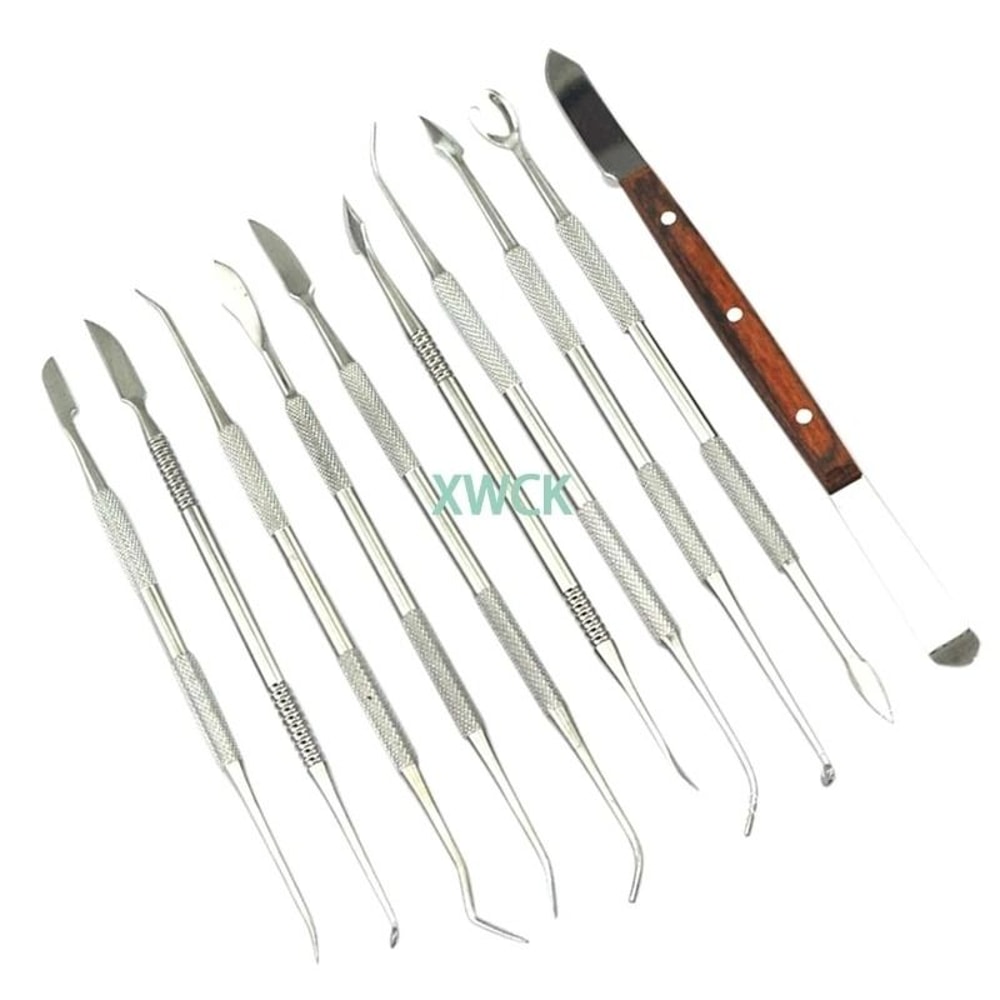 Stainless Steel Dental Wax Carving Tool Set With Plaster Knife And Spatula For Precision Work 3