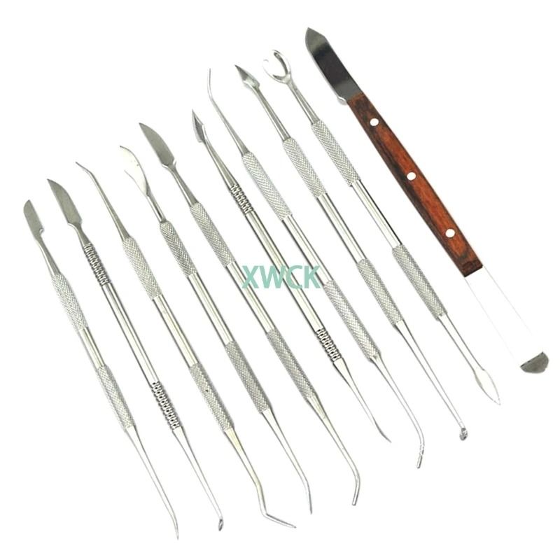 Stainless Steel Dental Wax Carving Tool Set With Plaster Knife And Spatula For Precision Work 3