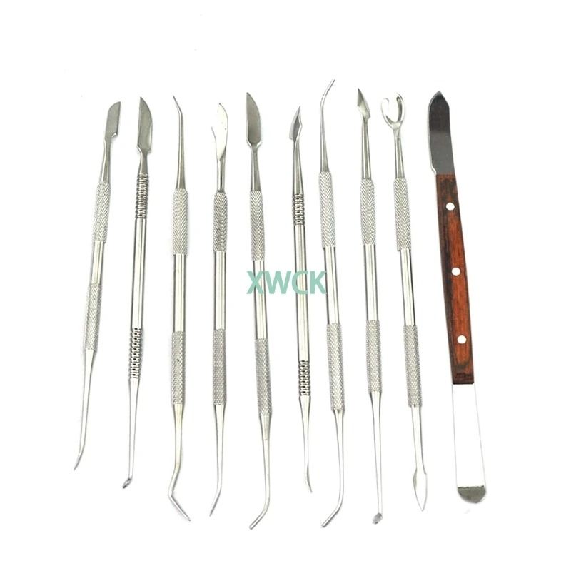 Stainless Steel Dental Wax Carving Tool Set With Plaster Knife And Spatula For Precision Work 4