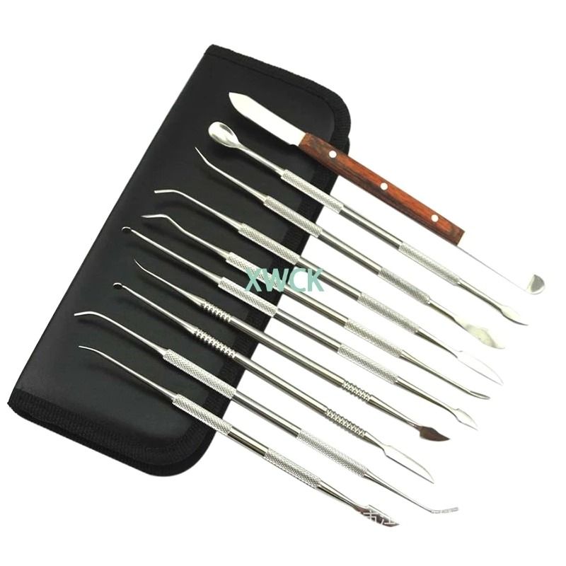 Stainless Steel Dental Wax Carving Tool Set With Plaster Knife And Spatula For Precision Work 5
