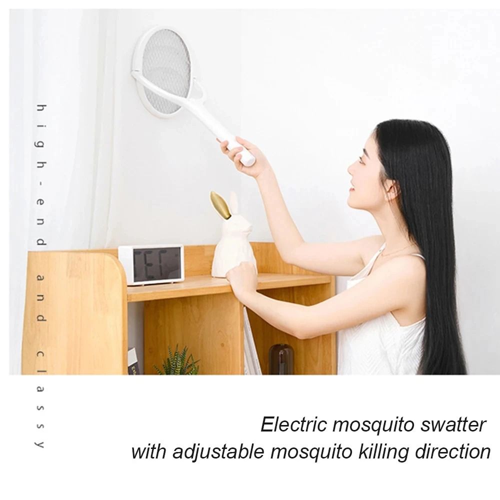 5 In 1 Rechargeable Mosquito Killer Lamp And Bug Zapper Swatter With Adjustable Angle 3