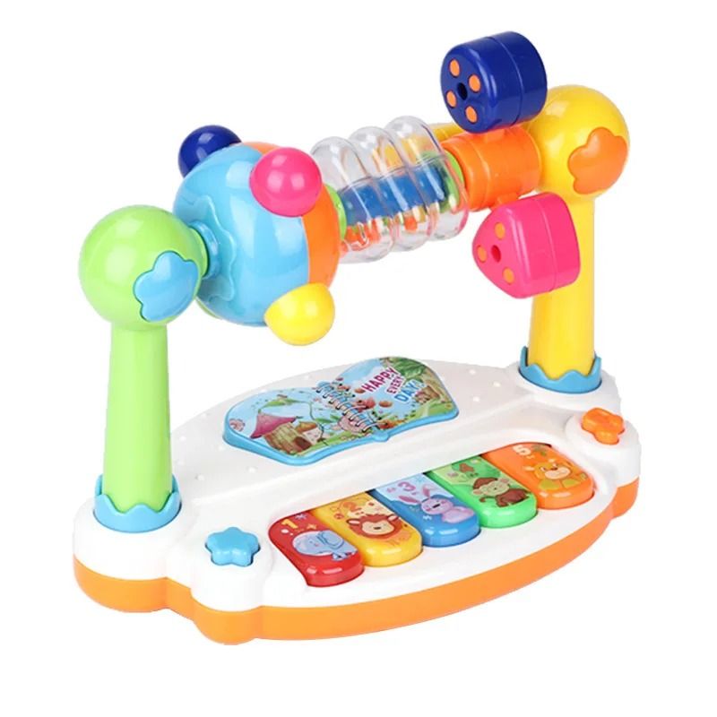 Rotating Musical Baby Piano Toy With Lights And Sounds For Early Learning Play 2