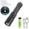 30W High Bright Rechargeable Zoom Flashlight With Type C Charging And 6 Light Modes 6