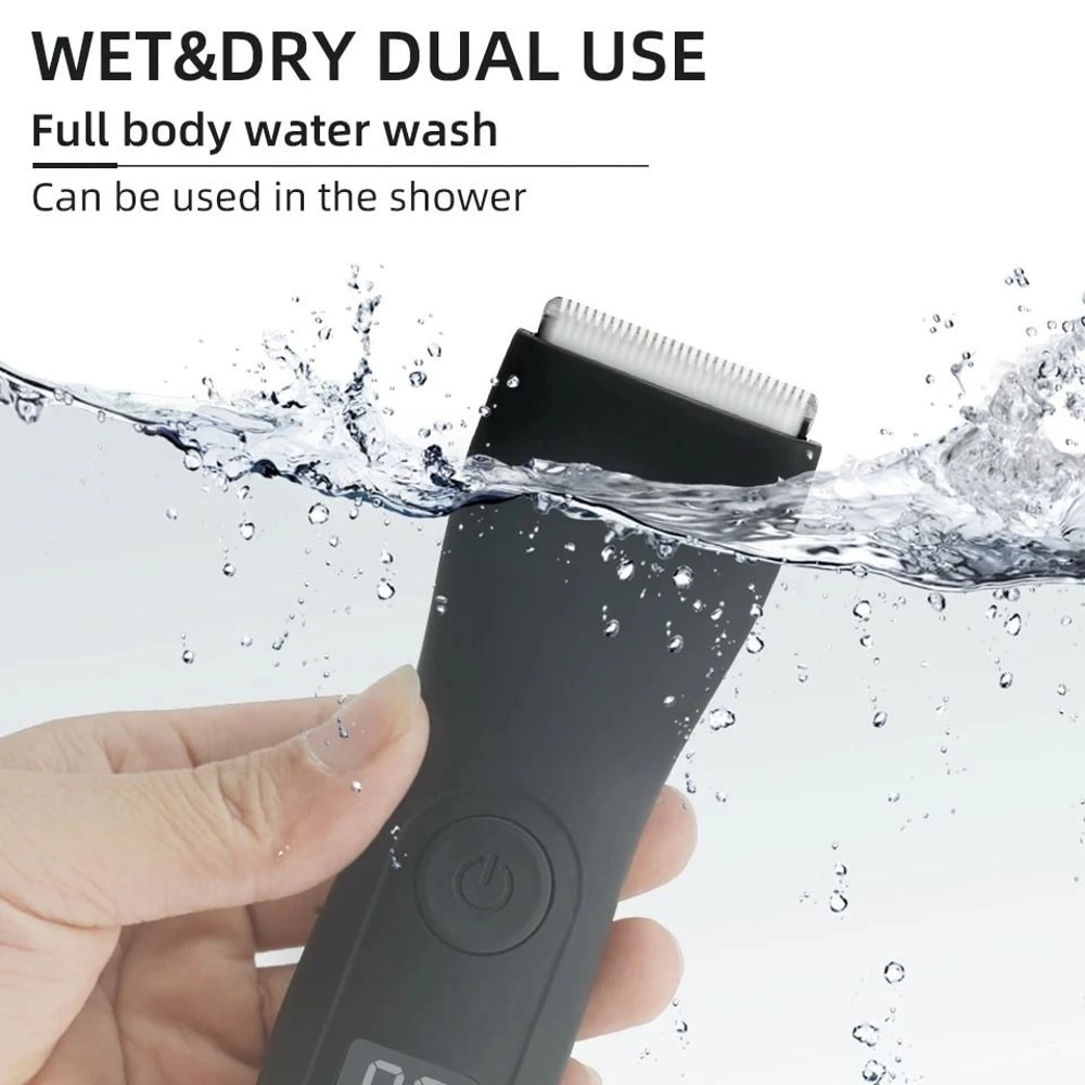 Waterproof Full Body Hair Trimmer With Ceramic Blades For Men And Women Sensitive Areas 4