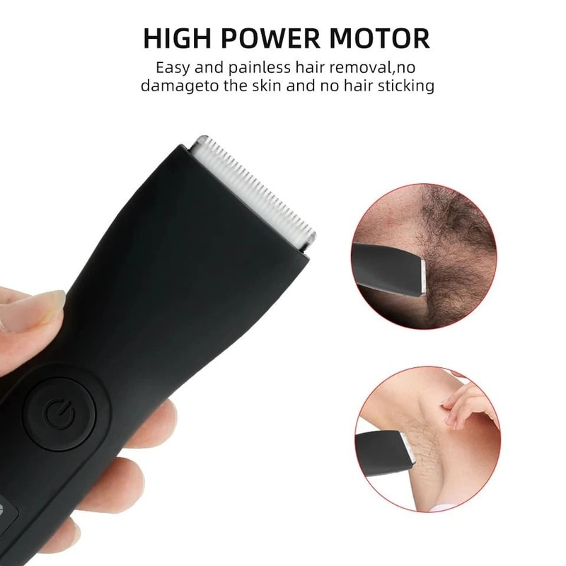Waterproof Full Body Hair Trimmer With Ceramic Blades For Men And Women Sensitive Areas 5