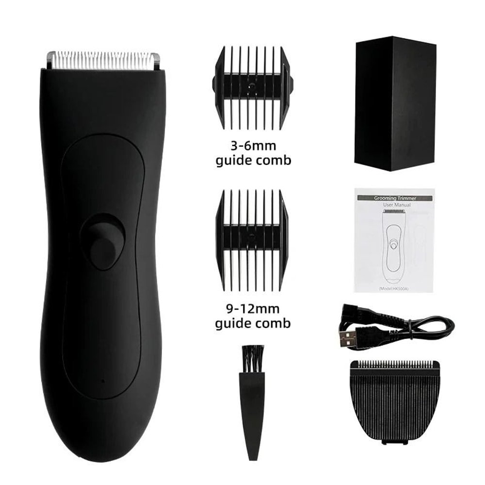 Waterproof Full Body Hair Trimmer With Ceramic Blades For Men And Women Sensitive Areas 7