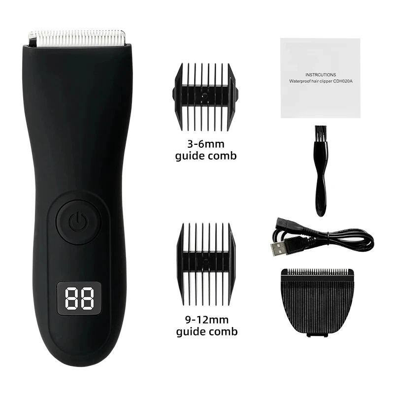 Waterproof Full Body Hair Trimmer With Ceramic Blades For Men And Women Sensitive Areas 8