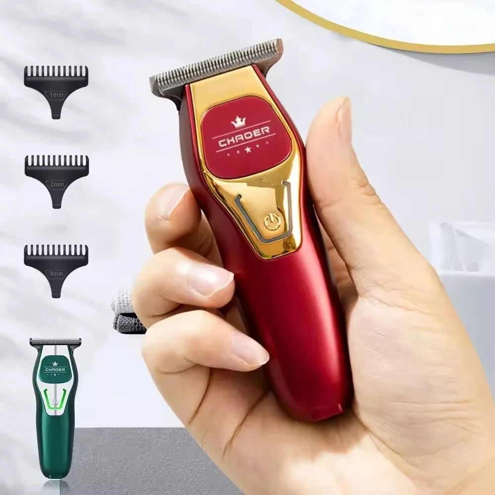 Mini Rechargeable Bald Head Hair Trimmer With Stainless Steel Blade And Two Speed Control 3