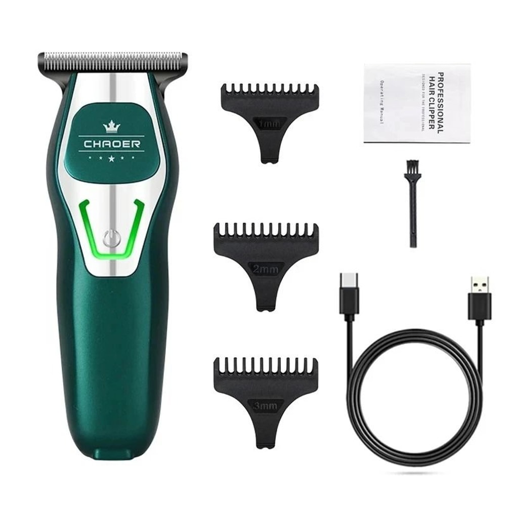 Mini Rechargeable Bald Head Hair Trimmer With Stainless Steel Blade And Two Speed Control 7