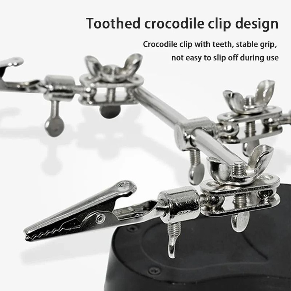 Desktop Repair Magnifying Glass With LED Light And 25x 5x Lenses For Electronics And Crafts 4