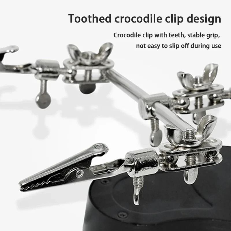 Desktop Repair Magnifying Glass With LED Light And 25x 5x Lenses For Electronics And Crafts 4