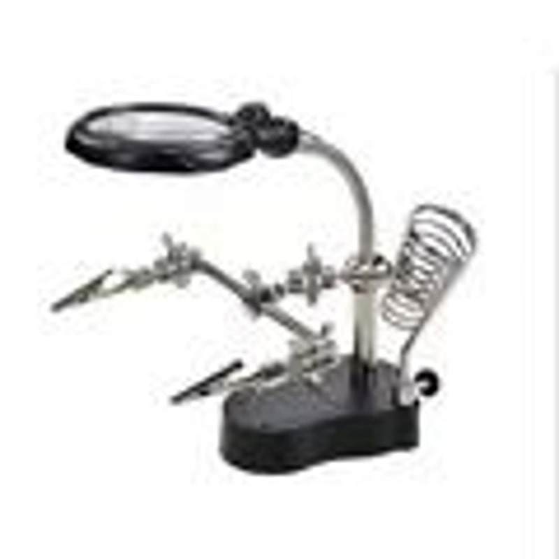 Desktop Repair Magnifying Glass With LED Light And 25x 5x Lenses For Electronics And Crafts 6