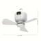 Rechargeable Camping Ceiling Fan With Remote Control LED Light And 8000mAh Battery 2