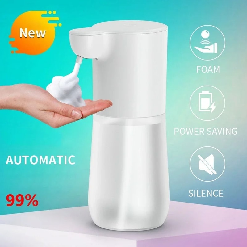 Touchless Automatic Foam Soap Dispenser With Infrared Sensor And Type C Charging 6