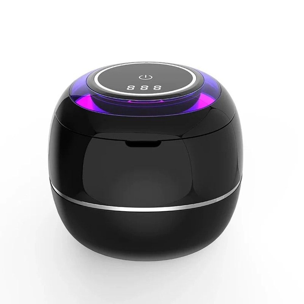 Portable Ultrasonic Cleaner For Retainers Dentures And Jewelry With LED Light And Digital Timer 6